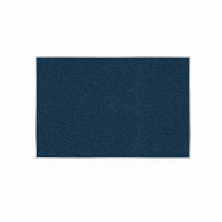 GHENT Vinyl Bulletin Board 48-1/2"x120-1/2", Navy AV410-195